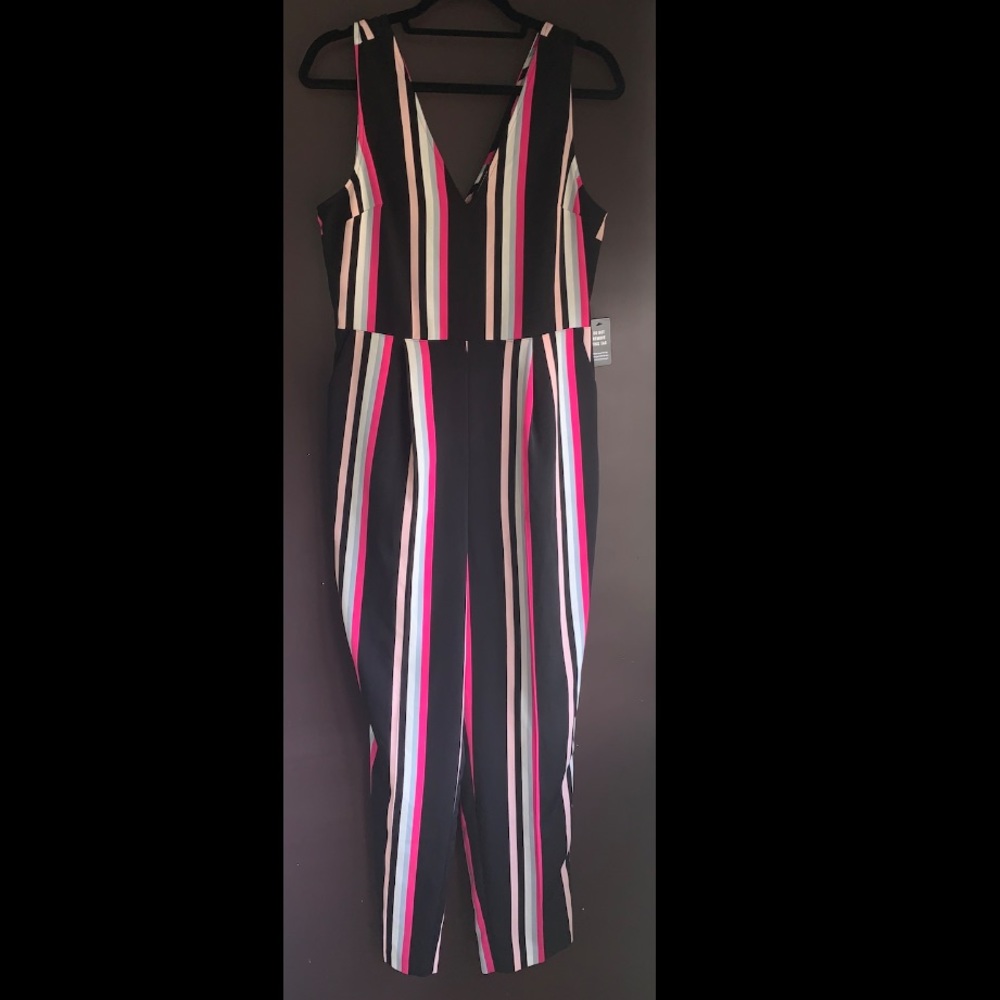 New with tags Express Striped Jumpsuit